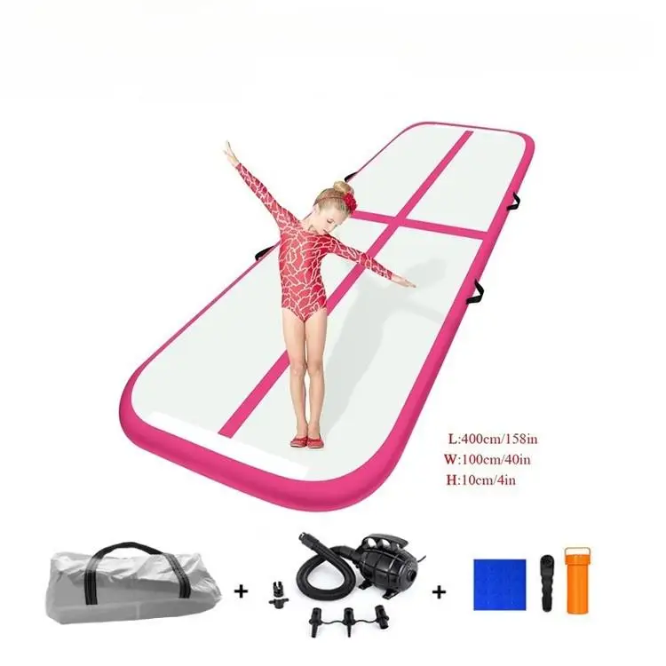 PVC Waterproof Inflatable Gymnastics Yoga Mat Factory Air Track for Sports Usage in Gymnasiums