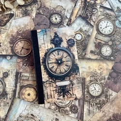 JAINQI 40 PCs Vintage Material Paper Decorative Scrapbooking Diary Album Craft Background Paper DIY Junk Journal Supplies