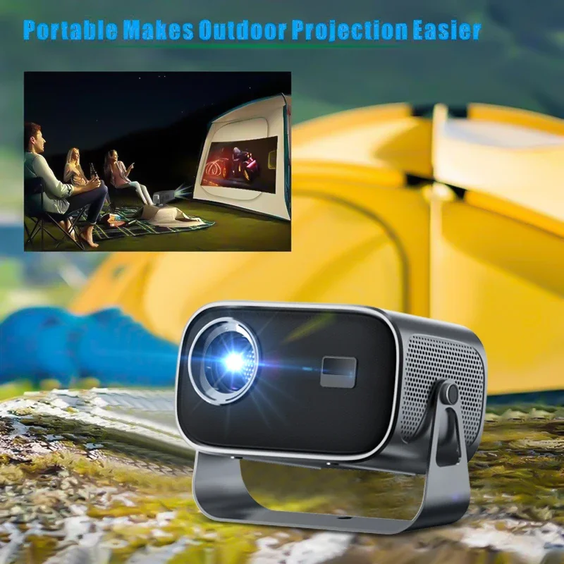 2024 Newest Portable Smart Android 13 Projector 1080p HD Low Noise Home Theater  Business Education 4K Short Throw Projectors