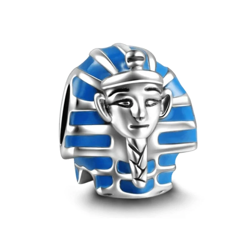 New 925 Sterling Silver Original egypt travel Pendant Dangle Bead Charm fit DIY charms Bracelet For Women Jewelry Free Shipping