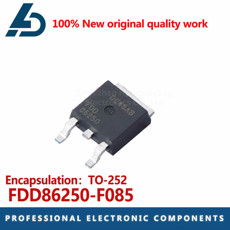 10PCS   FDD86250-F085 FET package TO-252N channel voltage :150V Current :50A