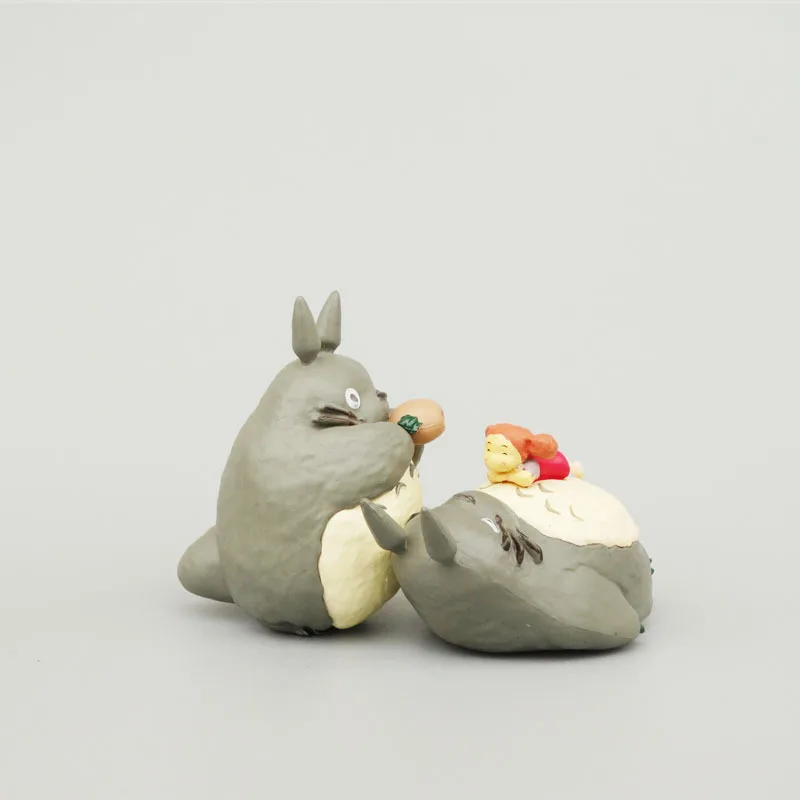 أنيمي ميازاكي القط توتورو PVC الشكل 5 7 سنتيمتر لعبة لطيفة نموذج دمية ديكور المنزل هدية #3