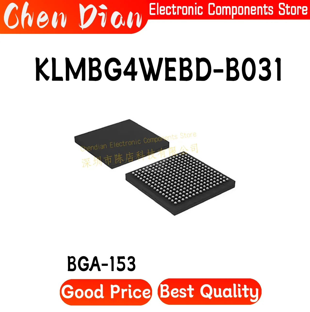 KLMBG4WEBD-B031 KLMBG4GEAC-B031 EMMC 5.0 32GB BGA 153 balls