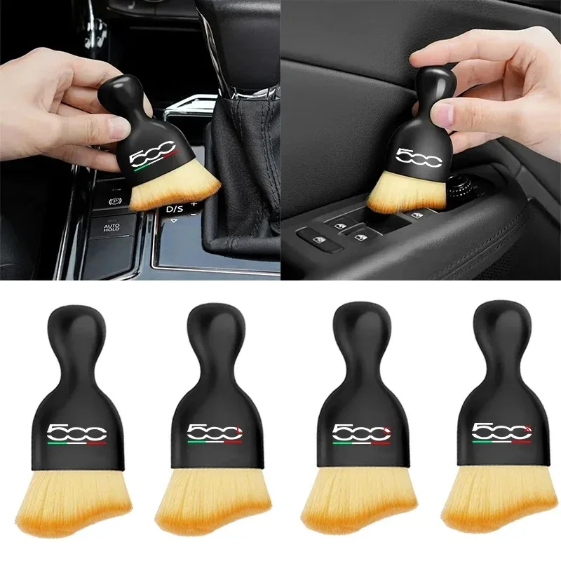 1 шт., инструменты для чистки салона автомобиля, искусственная автомобильная щетка для пыли для автомобилей с Fiat 500 500C 500X 500L Punto Bravo Stilo Ducato 1 шт., инструменты для чистки салона автомобиля, искусственная автомобильная щетка для пыли для автомобилей с Fiat 500 500C 500X 500L Punto Bravo Stilo Ducato
