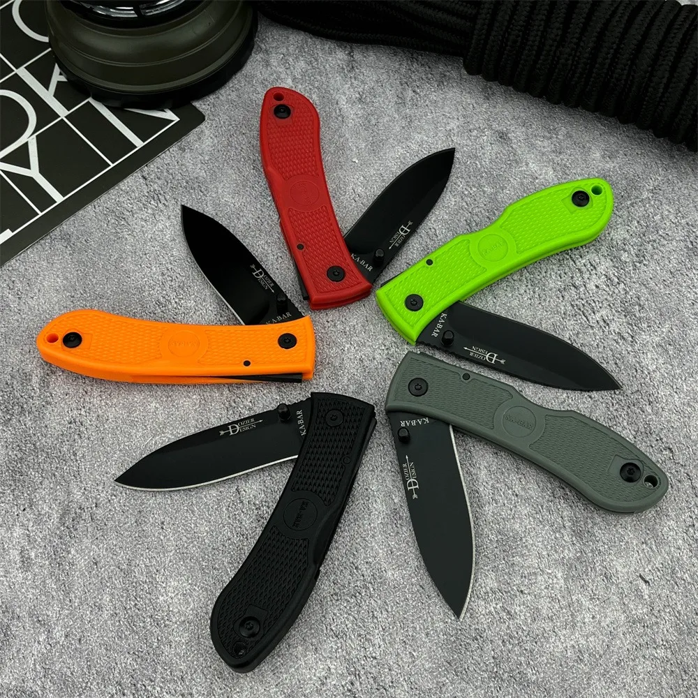 KB 4062 بقاء سكين للفرد 440C شفرة فولاذية مقاومة للصدأ وألياف النايلون مقبض التخييم في الهواء الطلق مغامرة الدفاع عن النفس EDC أداة