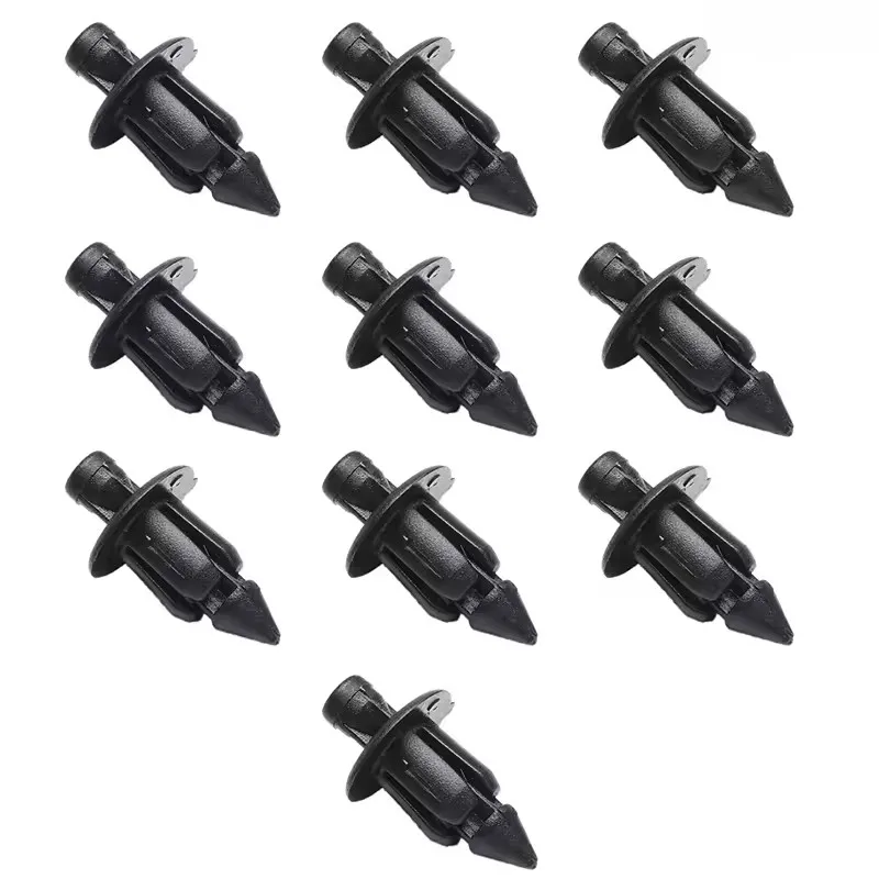 Plastic Bike 6mm Black Rivet Fairing Body Trim Panel Fastener Screw Clips For Honda Suzuki Kawasaki Motorcycle Accessories Parts