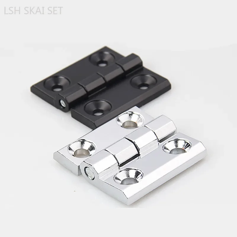 40/50/60mm Heavy Zinc Alloy Square Folding Hinge Surface Mounted Hinge Distribution Cabinet Industrial Power Cabinet Door Hinge