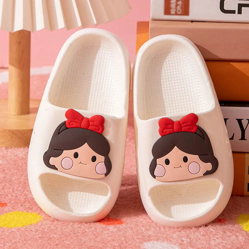 Summer Kids Home Shoes Flip Flops Baby Girls Slippers for Children Antislip Soft Sole Slippers for Bathroom Home