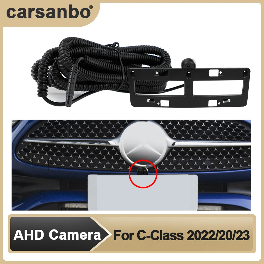 

Car AHD Front View OEM Camera HD Night Vision Fisheye 150 °Chrome Camera for Benz 2022/2023 C-class Parking Monitoring System