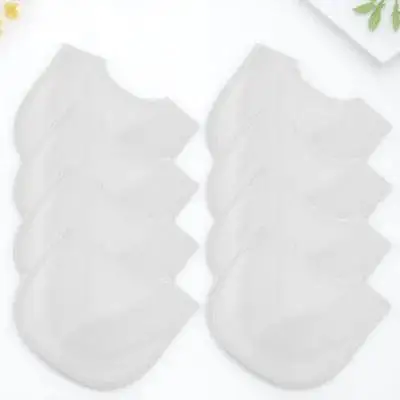 

8Pcs Baby Bibs Drooling Teething Eating Double-Layer Cotton Absorbent Infant Toddler Unisex Soft Washable Baby Bibs