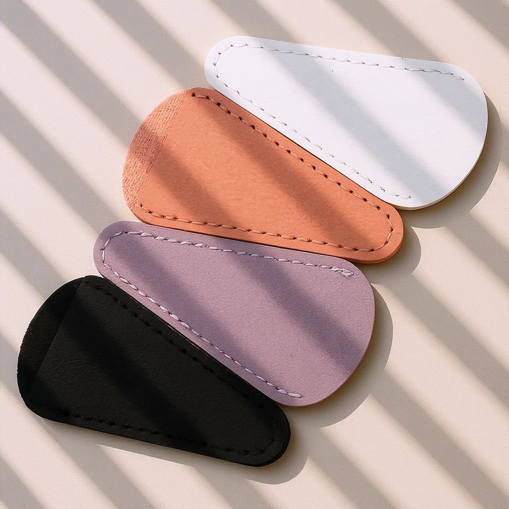 

4pcs Scissors Protective Covers Pu Sheath Reusable Tip Cover For Hair Trimming Tools Embroidery Sewing Salon Storage