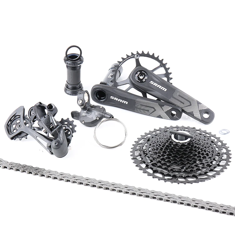 SRAM SX EAGLE 1X12 12 Speed Bicycle Groupset  DUB Crankset Shifter Lever Trigger Rear Derailleur Chain 11-50T Cassette Bike Kit