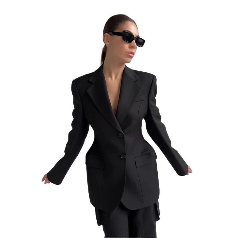 

Slim Suit Women Spring Waist Thin Suit High Sense Commuter Women Beautiful Fashion Elegant Temperament Elegant Lazy Comfortable