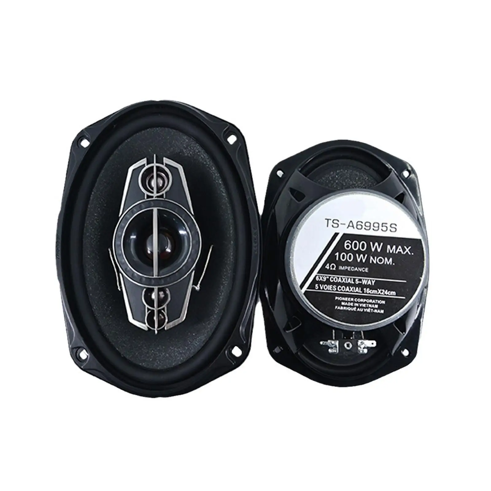 2Pcs Generic Car Speakers Coaxial Speakers TS-6995 Sturdy Convenient Easy to Use
