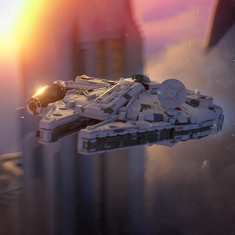 ตัวต่อ MOC PiXEL DANs รุ่น THE FALCON จำนวน 3260 ชิ้น ของเล่นตัวต่อสร้างสรรค์ ประกอบง่าย ไอเดียของขวัญคริสต์มาส ของขวัญวันเกิดสำหรับเด็ก