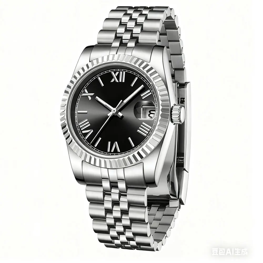 맞춤형 36mm/39mm 자동 남성 시계 패셔너블한 로마 숫자 기계식 남성 시계 사파이어 글라스 방수 시계