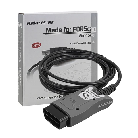 Vgate vLinker FS для Ford ELM327 FORScan HS/MS-CAN OBD2, автомобильный диагностический сканер, инструменты интерфейса OBDII для Mazda ELM 327 OBD 2