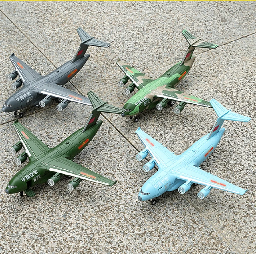 

Alloy Aircraft Model Transporter Oil 20 Armored Fighter Aircraft Rebound Sound And Light With Box B346