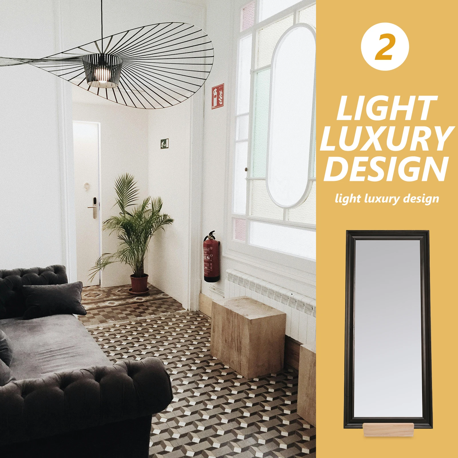 

Floor Mirror Base Full Length Mirrors Support Bedroom White Body Stand Holder Decorate