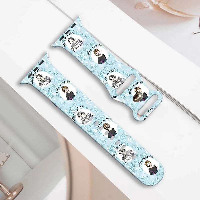 

Сменный браслет из мультфильма Disney 11 для Apple Watch 10 9 8, ремешок для iWatch 46 мм, 42 мм, 41 мм, 40 мм, ремешок для часов