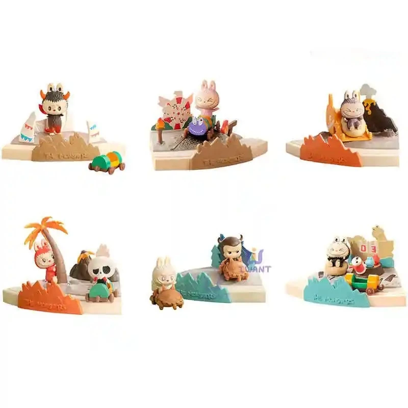 The Monsters Play Together Series Labubu Scene Figure Blind Box Collectable Toy Gift Decor Figurine Cute Toys