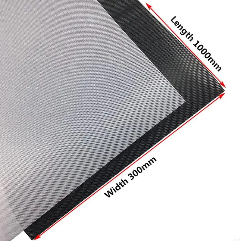 Y8AC DIY COMPUTADOR MESH 30 PVC PVC PAR PARA CASA DEL FANCHA DEL FANJO DEL DUSO NEGRO DEL POLSO NETA