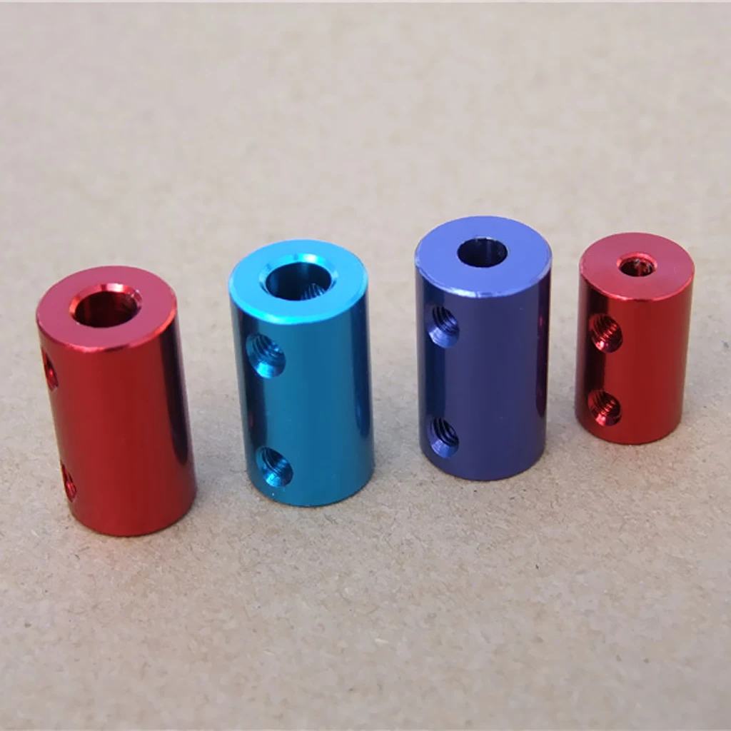 Aluminum Coupling Flexible Motor Shaft Coupler Rigid Connector Sleeve Adapter for Model Car Boat Hardware