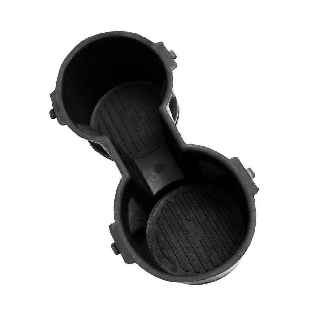 Black ABS Cup Holder Armrest Pad FL3Z1513562AD Compatible with For Ford F150 2015-2017 and F250-F550 2017-2022