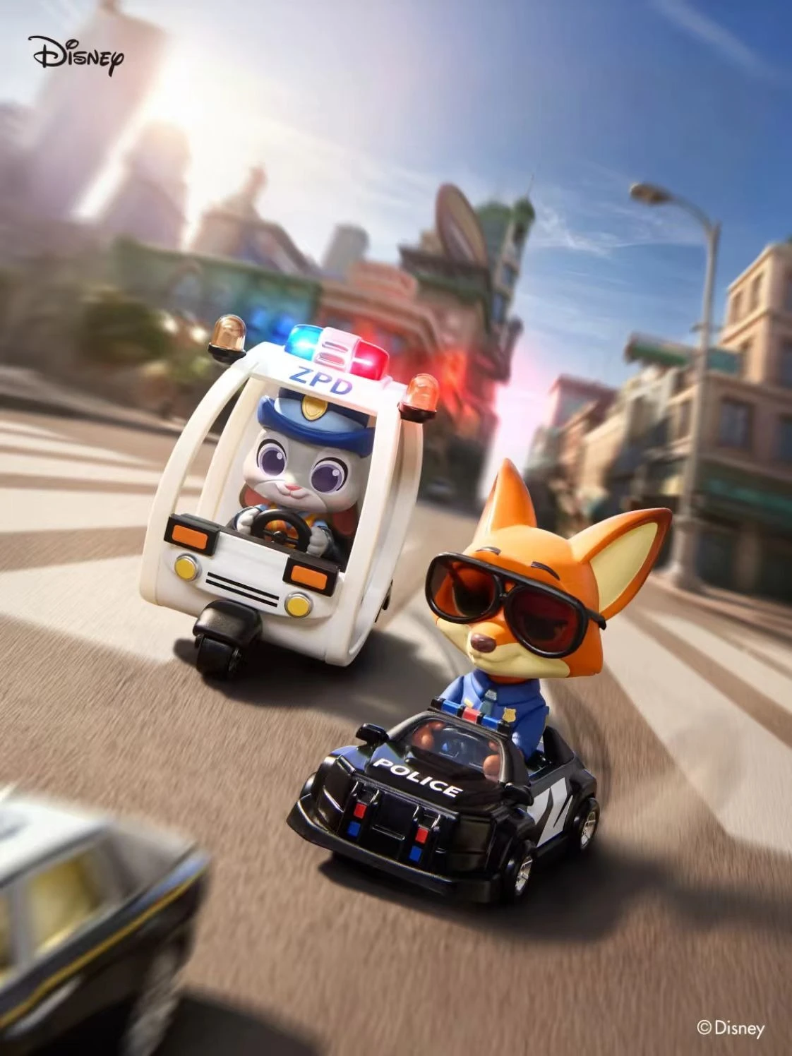 Disney Zootopia Transport Series Sammlerfigur Mystery Blind Box – Überraschungsspielzeug mit zufälligem Charakter für Kinder und Erwachsene