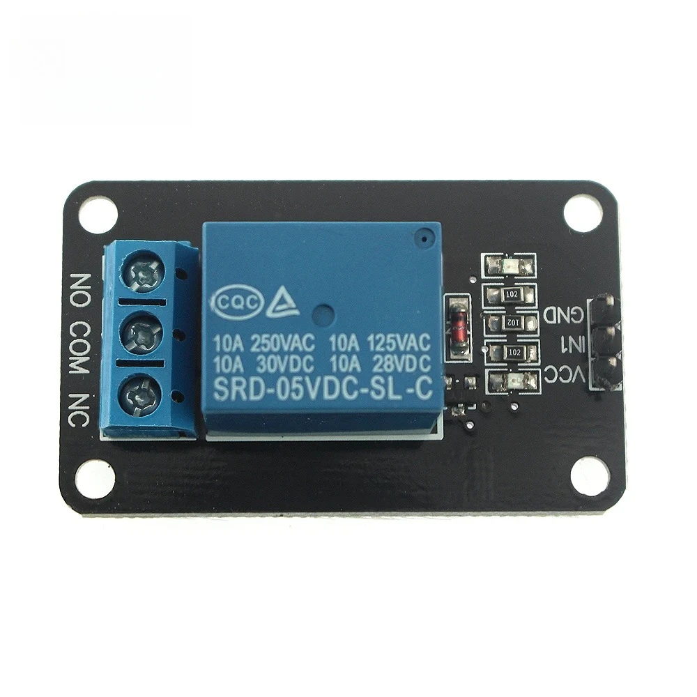 5V 1-Channel Relay Module with Optocoupler KY-019 Single Way Relay Board Module for Arduino