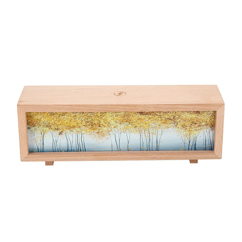 Creative Multifunctional Wireless Charging Painting Night Touch Control Simple Desktop Gift Bedside Atmosphere Light