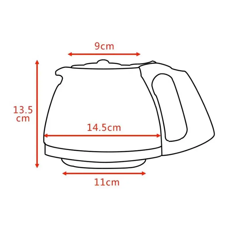 new coffee pot for Bosch CM-829 coffee machine replacement glass pot