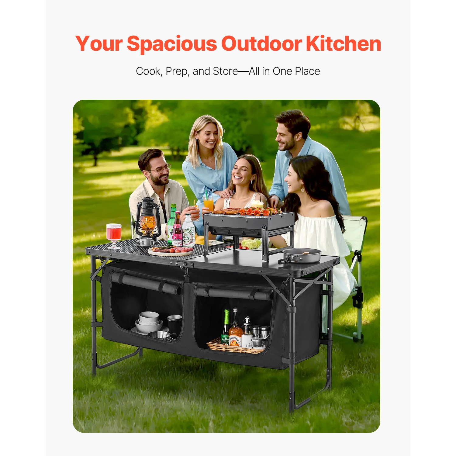 SucceBuy Kamp Mutfak Masası Aç - Camping Cooking Table With Storage incelemesi ve fiyatı