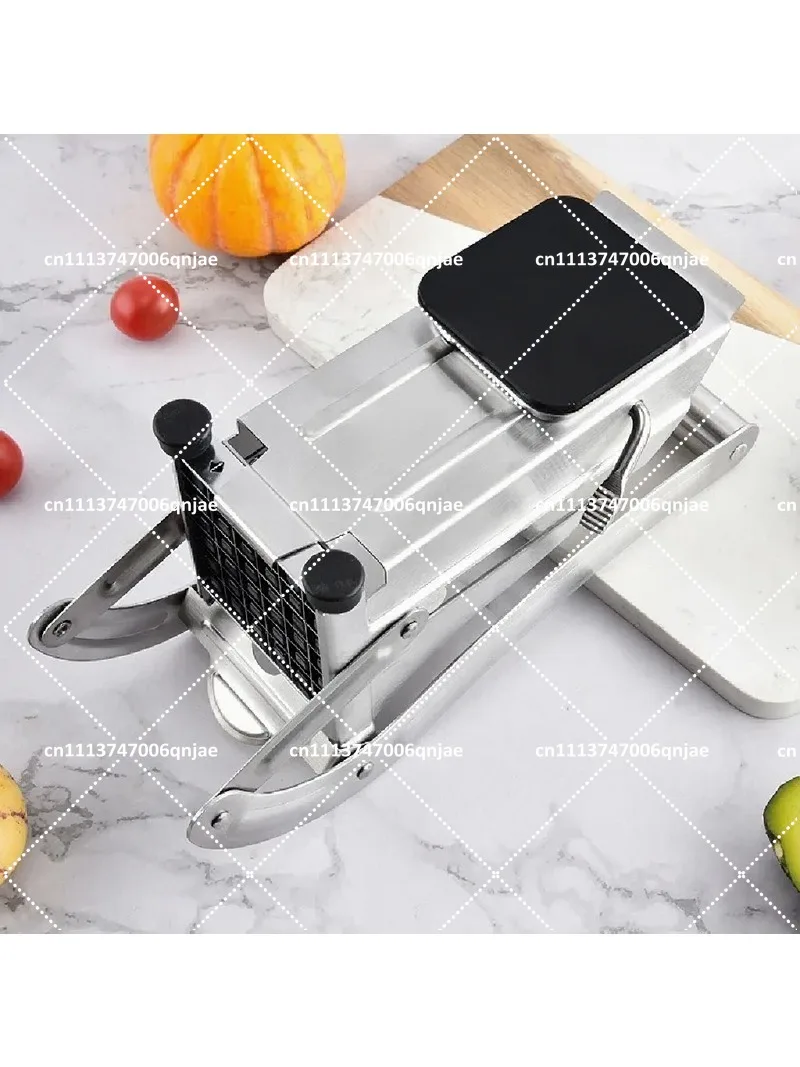 Stainless Steel Potato Cutter Manual French Fries Maker for Home Kitchen, Multi-Function Vegetable Slicer for Cucumber Radish
