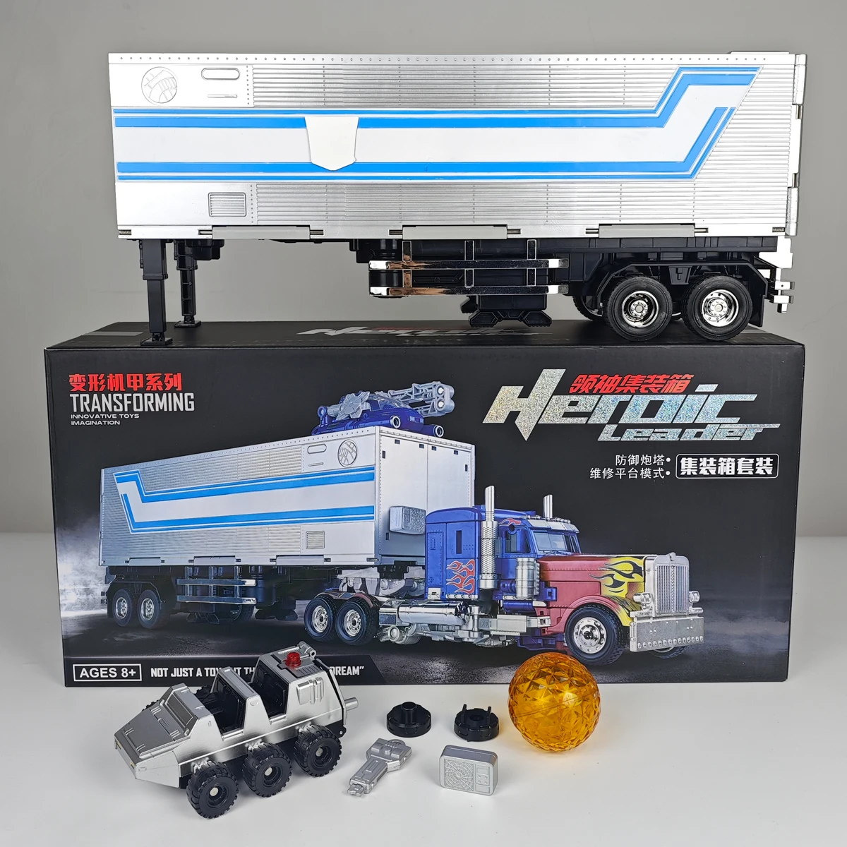 Transformation ของเล่นคอนเทนเนอร์ Trailer Carriage เหมาะสําหรับ 30 ซม.ขนาดใหญ่ Op Commander WEIJIANG MPP10 SS05 Action Figure
