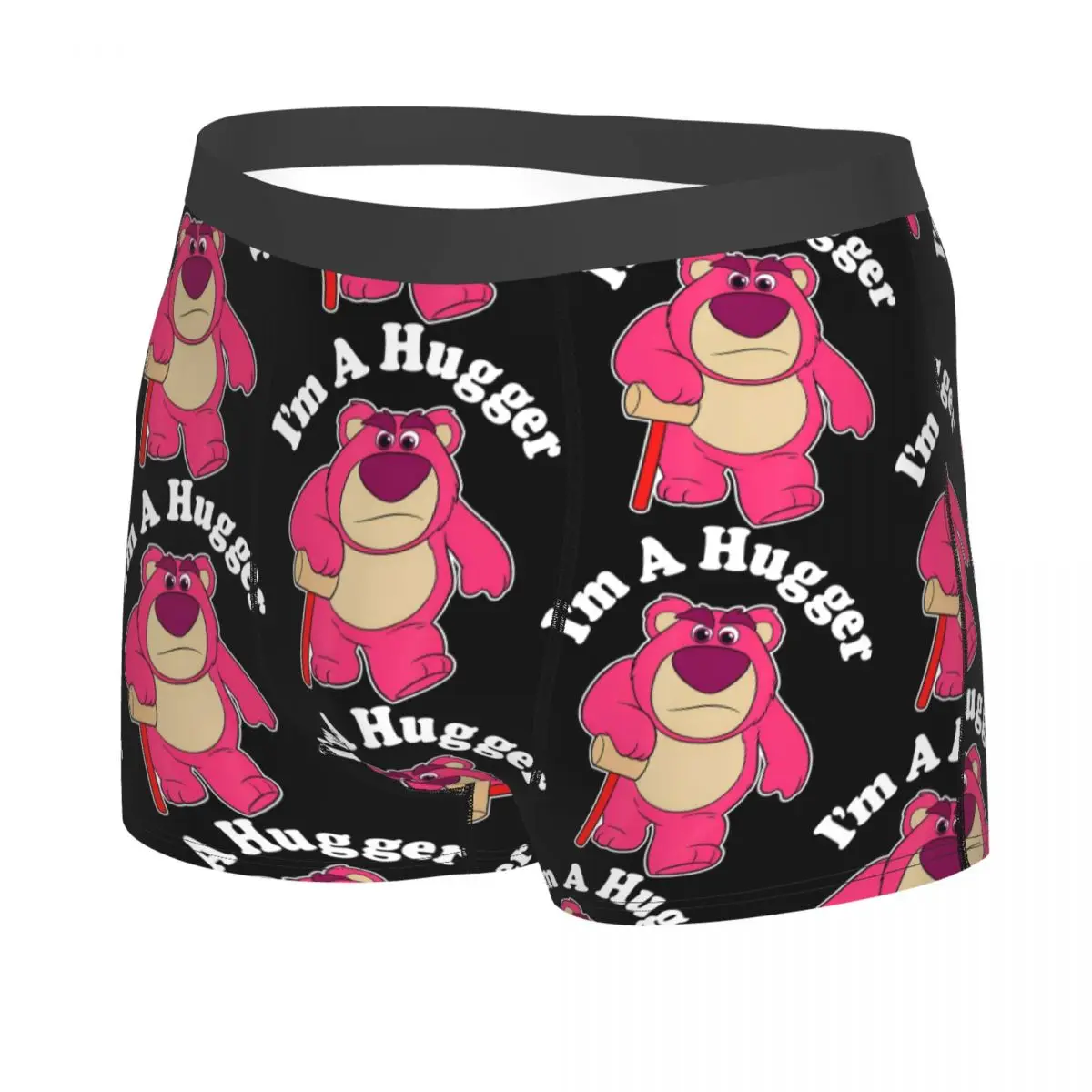 Novelty Boxer Toy Story Kids Movies Lotso Shorts Panties Briefs Men's Long Underwear Breathable Underpants for Homme Plus Size