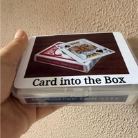 Card Into The Box Magic Tricks Gimmick Card Magia Props Illusions Close Up Magie Magician Easy To Do Mentalism Magia Street Bar