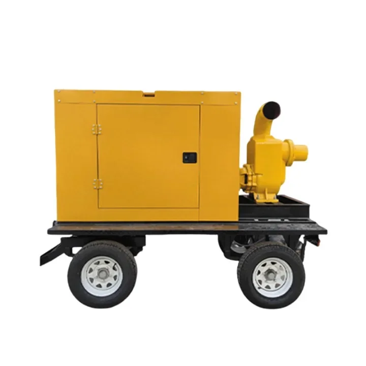 Large Flow Flood Self-Priming Water Pump Agricultural Drainage Diesel Engine Mobile Water Pump Truck