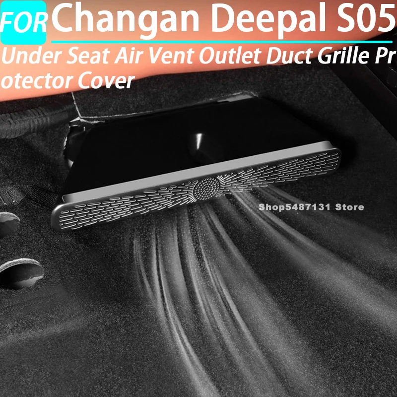 

Car Under Seat Air Vent Outlet Duct Grille Protector Cover for Changan Deepal S05 Interior Accessories 2024 2025