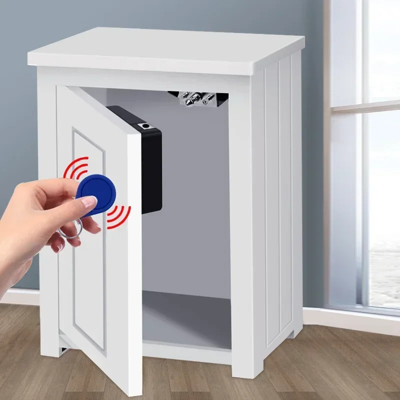 Smart Drawer Door Lock Keyless Invisible Electronic RFID Cabinet Door Lock IC Card TTlock App Unlock Cabinet Locker Smart Locks