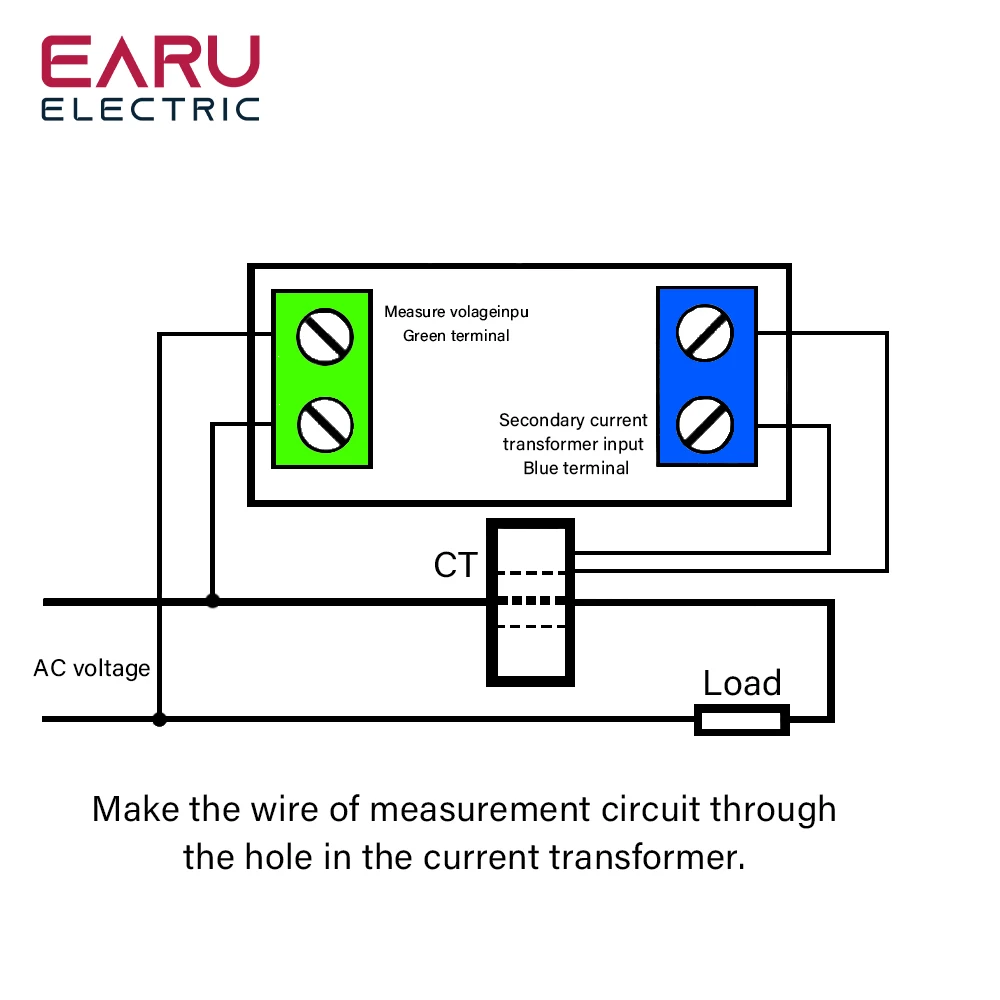 D69-2049 مقياس رقمي متعدد 100A التيار المتناوب 40-300 فولت الطاقة الكهربائية الفولتميتر مقياس التيار الكهربائي محلل واط فولت كيلووات في الساعة 220 فولت LCD