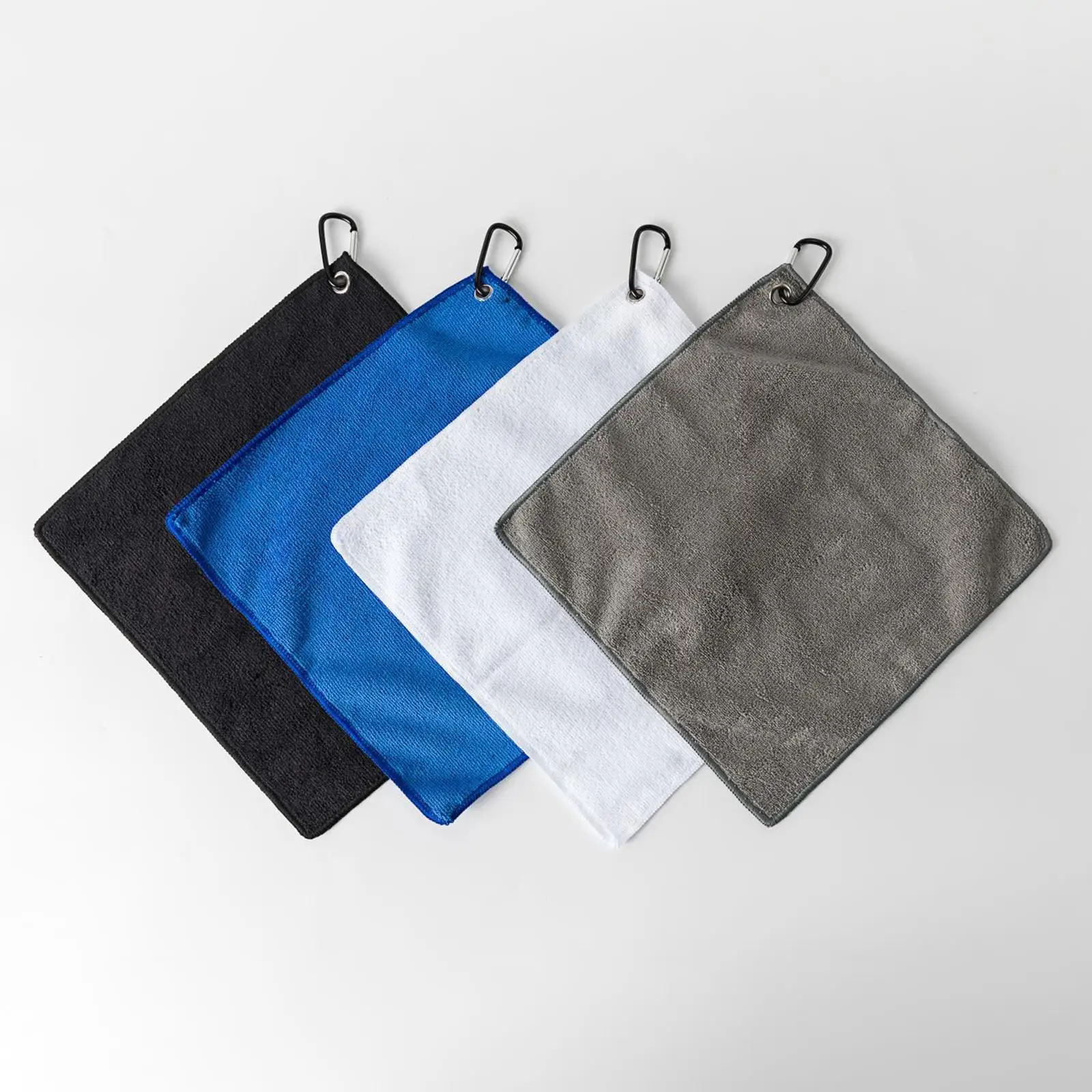 Golf Towel Embroidered Soft Absorbent Club Cleaning Tool Golf Accessories for Golf Cart Pouch Training