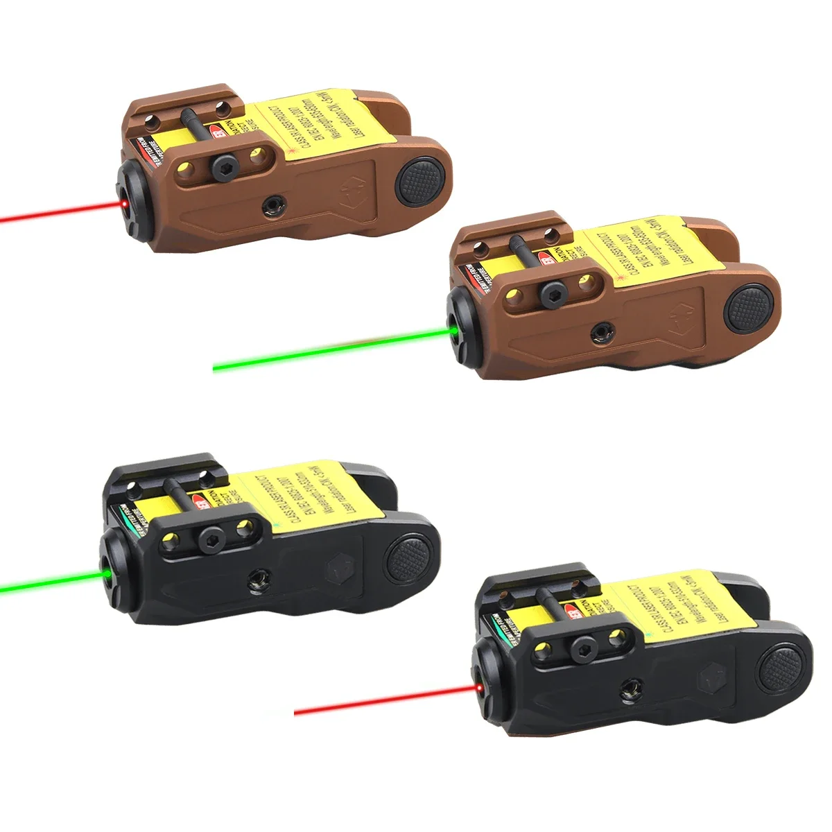Mira láser táctica mini punto rojo y verde – Riel Picatinny para pistola - imagen 2