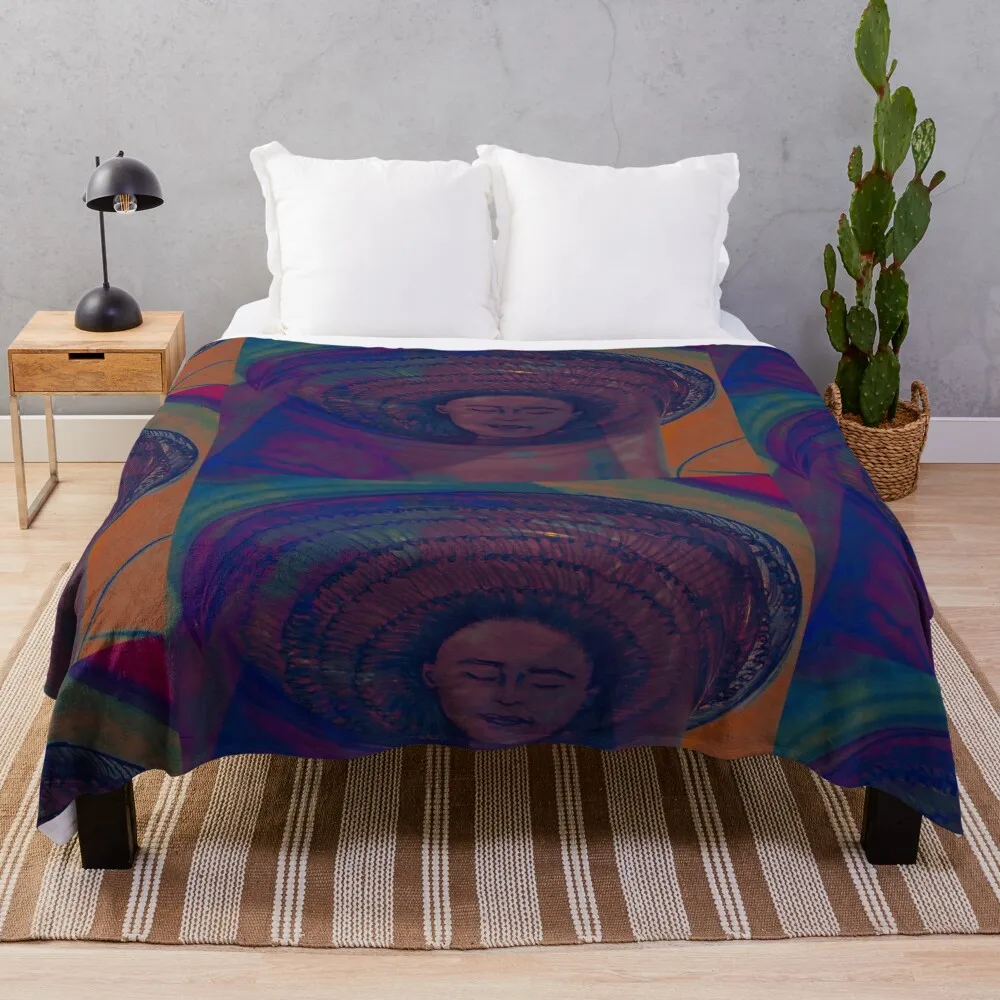 Spherical artwork Throw Blanket Quilt Thermal Blankets