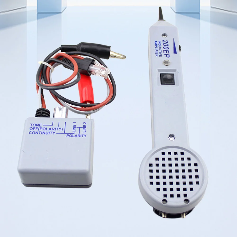 Imagem -06 - Precisão Tom Gerador Kit Fios Tone Tracer Amplificador Indutivo Sonda de Isolamento para Rede Cabos Collation 200ep Alta