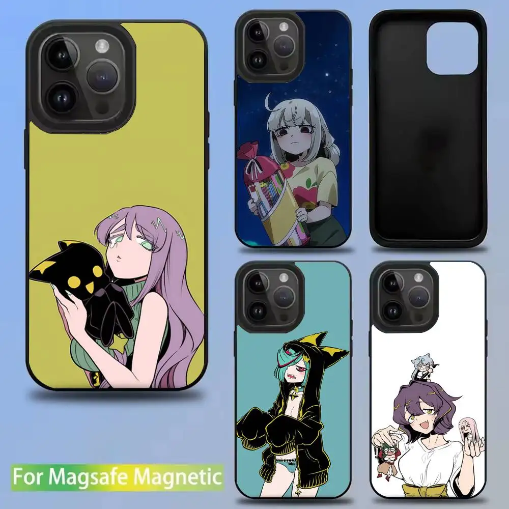 

Gushing over Magical Girls Phone Case For iPhone 16,15,14,13,12,11,Pro,Max,Plus,Mini,SE New Magsafe Magnetic Wireless Charging