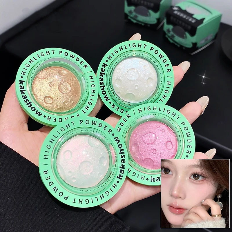 Planet Space Highlighter Powder Brighten  Fairy Adas Powder Shimmer Water Light Contour Face Body Illuminator Makeup Cosmetics