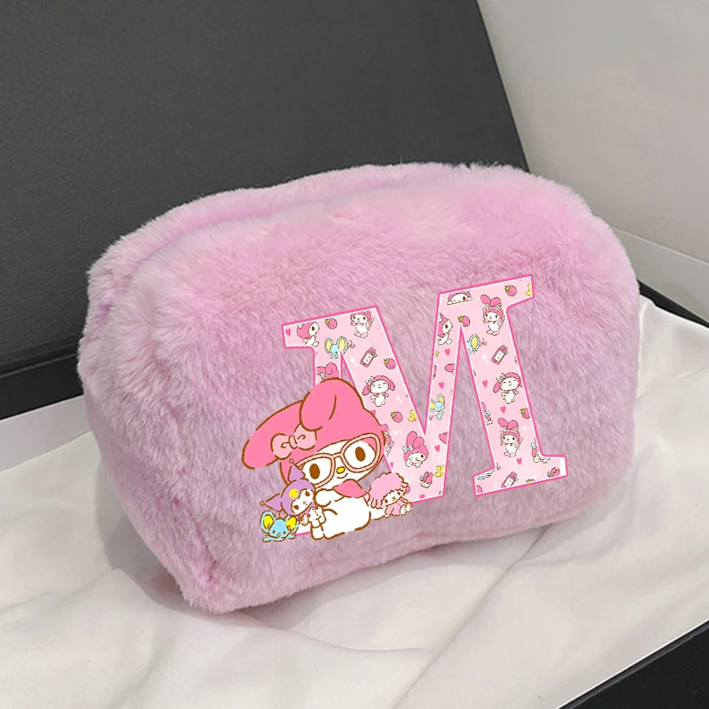 

Женская косметичка Cartoon Melody, милая сумка-клатч с надписью, портативная дорожная сумка для макияжа и косметики для девушек
