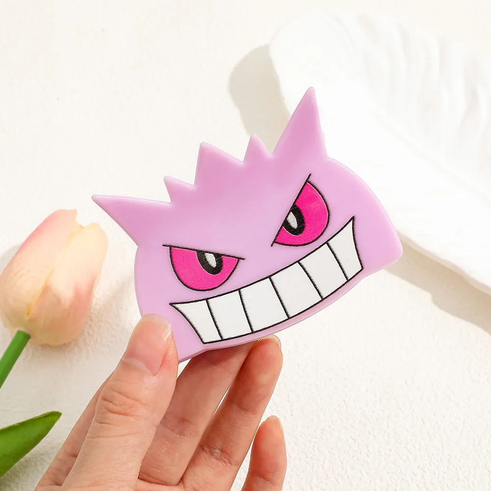 Anime Inspired Monster Face Hair Claw Clip Cartoon Spooky Creature Hair Barrettes for Women Girls Halloween Hair Accessory