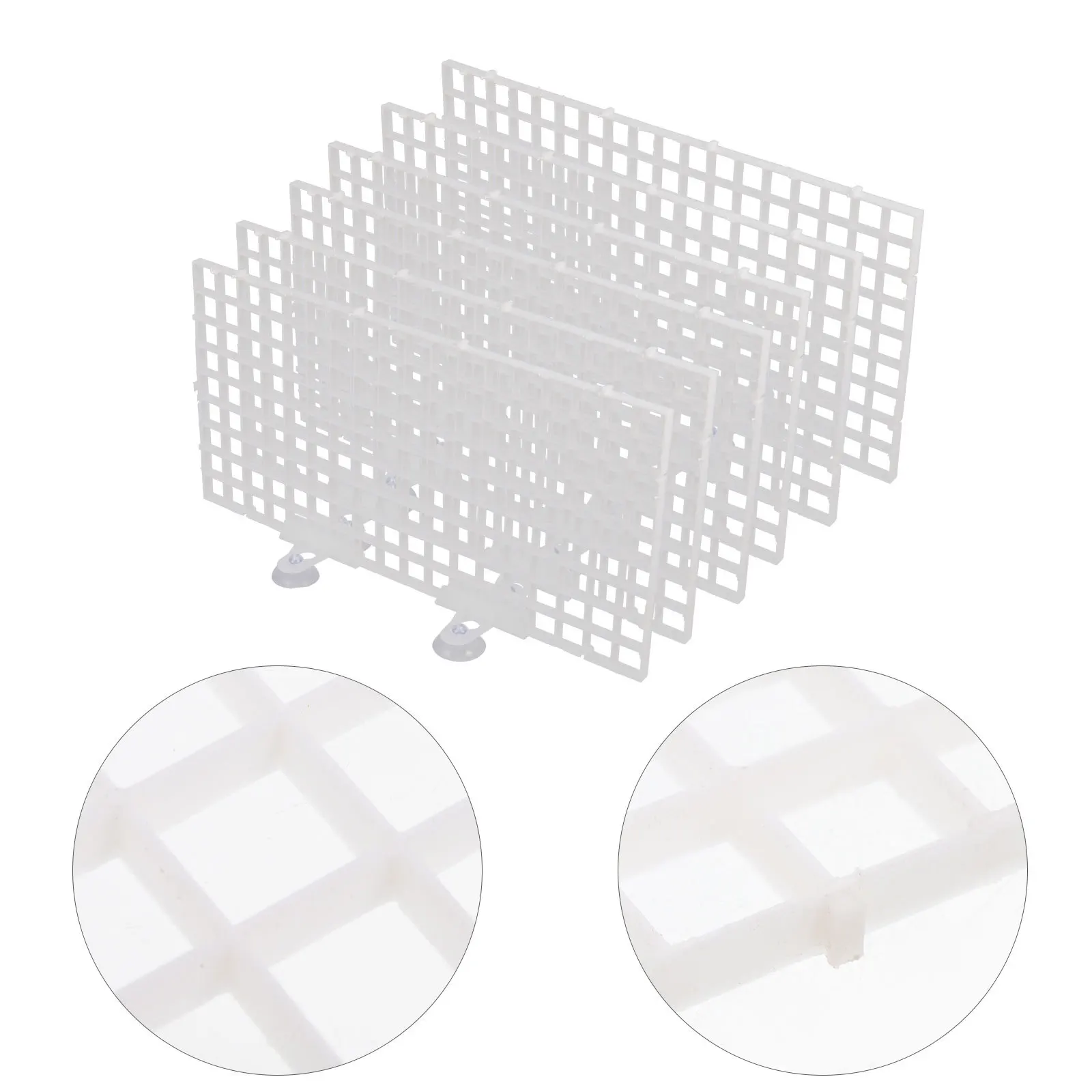 

1 set 1 Set Aquarium Transparent Durable Easy Install Breeding Case Accessory Diy Divider Grid Plate Fish Breeding
